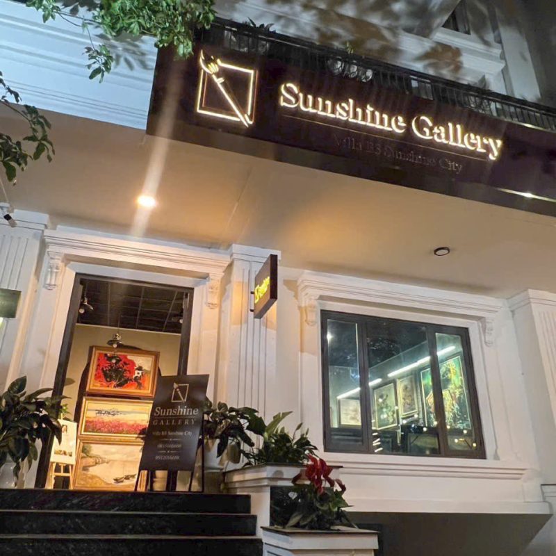 Sunshine Gallery – điểm đến cho đam mê hội họa mọi lứa tuổi